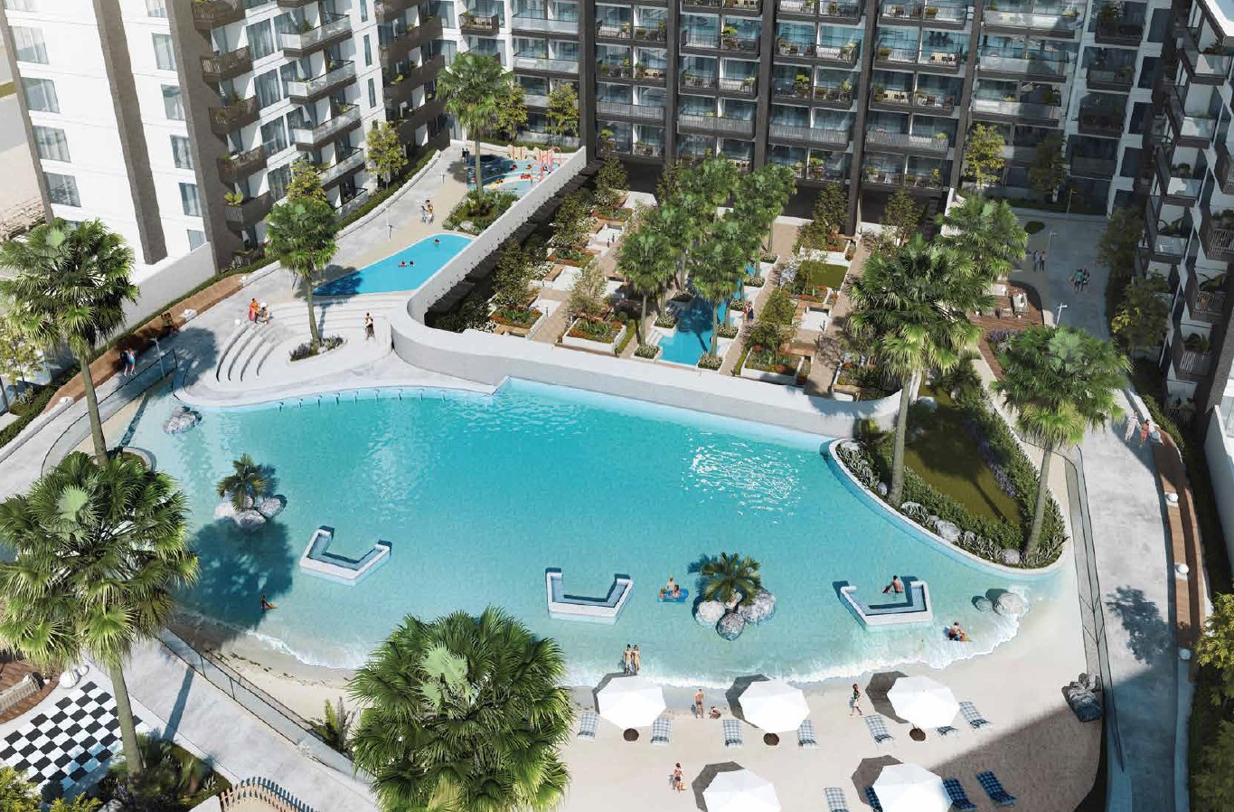مشروع عزيزي Beach Oasis – Dubai Studio City